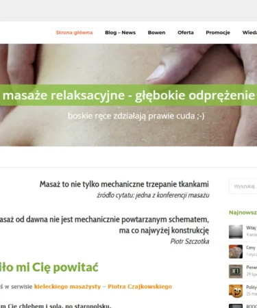 Najlepszy masażysta w Kielcach — zdjęcie 2026